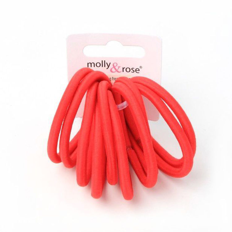Picture of 10pc THICK RED ELASTIC BANDS